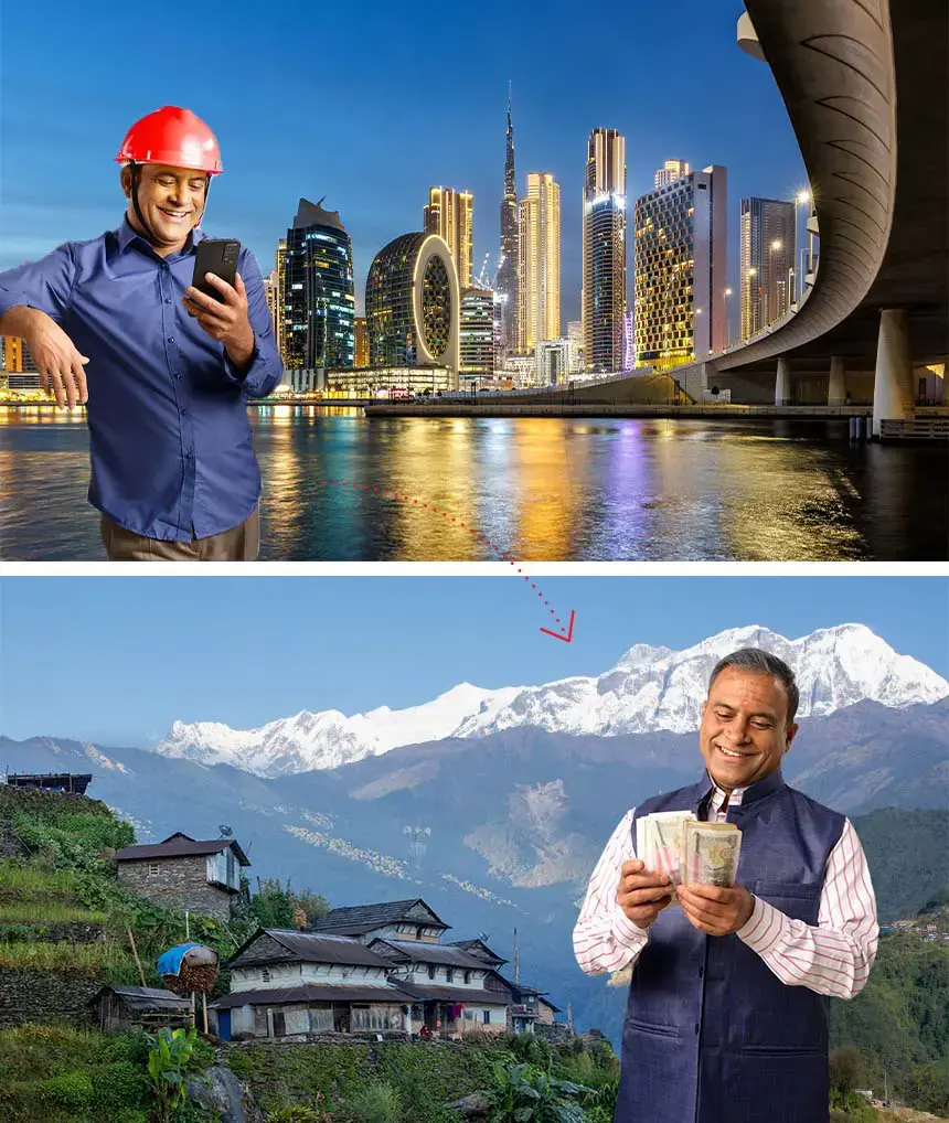 Send Money From UAE to Nepal